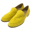ジャンヴィト ロッシ Gianvito Rossi スリッポン スリッポン 靴 レザー イエロー系 【中古】(4)