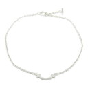 ティファニー TIFFANY&CO Tスマイルミニ ブレスレット ブレスレット アクセサリー K18WG(ホワイトゴールド) ダイヤモンド クリア系 【中古】