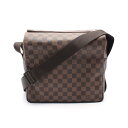 ルイ・ヴィトン LOUIS VUITTON ナヴィグリオ ダミエエベヌ ショルダーバッグ バッグ PVCコーティングキャンバス レザー ブラウン系 N45255...