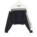 ルイ・ヴィトン LOUIS VUITTON ニット 衣料品 トップス シルク ナイロン ブラック系 / アイボリー系 RW222W P15 FNKL10 【中古...