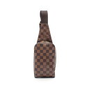 ルイ・ヴィトン LOUIS VUITTON ジェロニモス ダミエエベヌ ウエストバッグ ボディバッグ バッグ PVCコーティングキャンバス ブラウン系 N519...