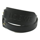 ロエベ LOEWE ショルダーストラップ ショルダーストラップ アクセサリー レザー ブラック系 【中古】