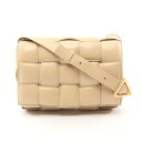 ボッテガヴェネタ BOTTEGA VENETA パデット カセット イントレチャート ショルダーバッグ バッグ レザー ベージュ系 591970VCQR19782 【中古】(4)