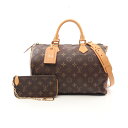 ルイ・ヴィトン LOUIS VUITTON スピーディ P9 バンドリエール 40 モノグラム ボストンバッグ バッグ レザー ブラウン系 M24422 【中古...