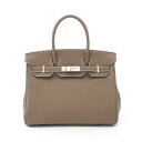 エルメス HERMES バーキン30 エトゥープ ハンドバッグ バッグ トゴ トゴ ブラウン系 030520CK 【中古】