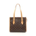 ルイ・ヴィトン LOUIS VUITTON ポパンクール オ モノグラム トートバッグ バッグ PVCコーティングキャンバス レザー ブラウン系 M40007 ...
