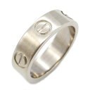カルティエ CARTIER ラブリング リング・指輪 ジュエリー K18WG(ホワイトゴールド) シルバー系 B4022650 【中古】(4)