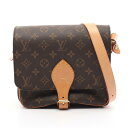 ルイ・ヴィトン LOUIS VUITTON カルトシエールMM ショルダーバッグ バッグ PVCコーティングキャンバス レザー モノグラム ブラウン系 M51253 【中古】(4)
