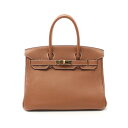 エルメス HERMES バーキン30 ハンドバッグ バッグ レザー トゴ トゴ ブラウン系 【中古】