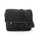 プラダ PRADA ショルダーバッグ バッグ ナイロン サフィアーノレザー ブラック系 VA0768 【中古】