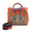 グッチ GUCCI ダイアナ スモール GGスプリーム ハンドバッグ ...(4)
