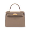エルメス HERMES ケリー28 ハンドバッグ バッグ ヴォーエプソン ヴォーエプソン ブラウン系 【中古】