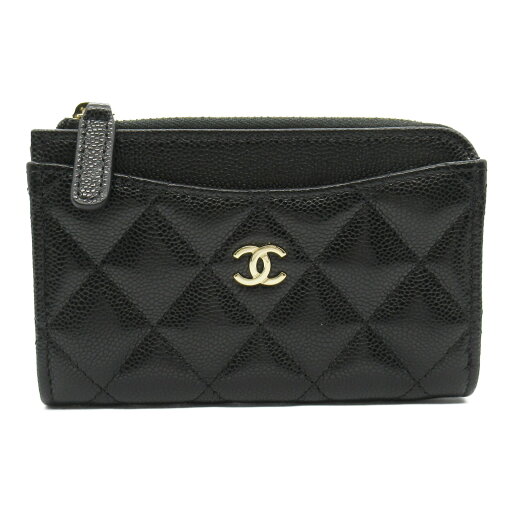 シャネル CHANEL マトラッセ コインカードホルダー コインケース コインケース 財布 キャビアスキン(グレインドカーフ) ブラック系 AP3179 【中古】 シャネル CHANEL マトラッセ コインカードホルダー コインケース コインケース 財布 キャビアスキン(グレインドカーフ) ブラック系 AP3179 【中古】