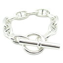 エルメス HERMES シェーヌダンクルGM ブレスレット 12コマ ブレスレット アクセサリー シルバー925 シルバー系 【中古】