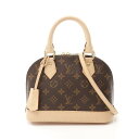 ルイ・ヴィトン LOUIS VUITTON アルマBB ハンドバッグ バッグ PVCコーティングキャンバス レザー モノグラム ブラウン系 M53152 【中古】(4)