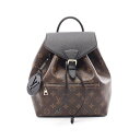 ルイ・ヴィトン LOUIS VUITTON モンスリ NM PM リュックサック バックパック バッグ PVCコーティングキャンバス レザー モノグラム ブラウ...