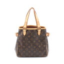 ルイ・ヴィトン LOUIS VUITTON バティニョール ハンドバッグ バッグ PVCコーティングキャンバス レザー モノグラム ブラウン系 M51156 【中古】(4)