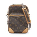 ルイ・ヴィトン LOUIS VUITTON アマゾン ショルダーバッグ バッグ PVCコーティングキャンバス レザー モノグラム ブラウン系 M45236 【中...
