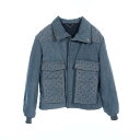 ルイ・ヴィトン LOUIS VUITTON モノグラム パデッド デニムジャケット 衣料品 アウター コットン ブルー系 RM231M SU0 HOB11E 【...