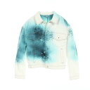 ルイ・ヴィトン LOUIS VUITTON スプレーペイント デニムジャケット 衣料品 アウター コットン ホワイト系 / ブルー系 RM231M U14 HOA10W 【中古】(4)