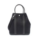 エルメス HERMES ガーデンファイルPM トートバッグ バッグ トワルミリタリー / ネゴンダ トワルミリタリー ブラック系 【中古】