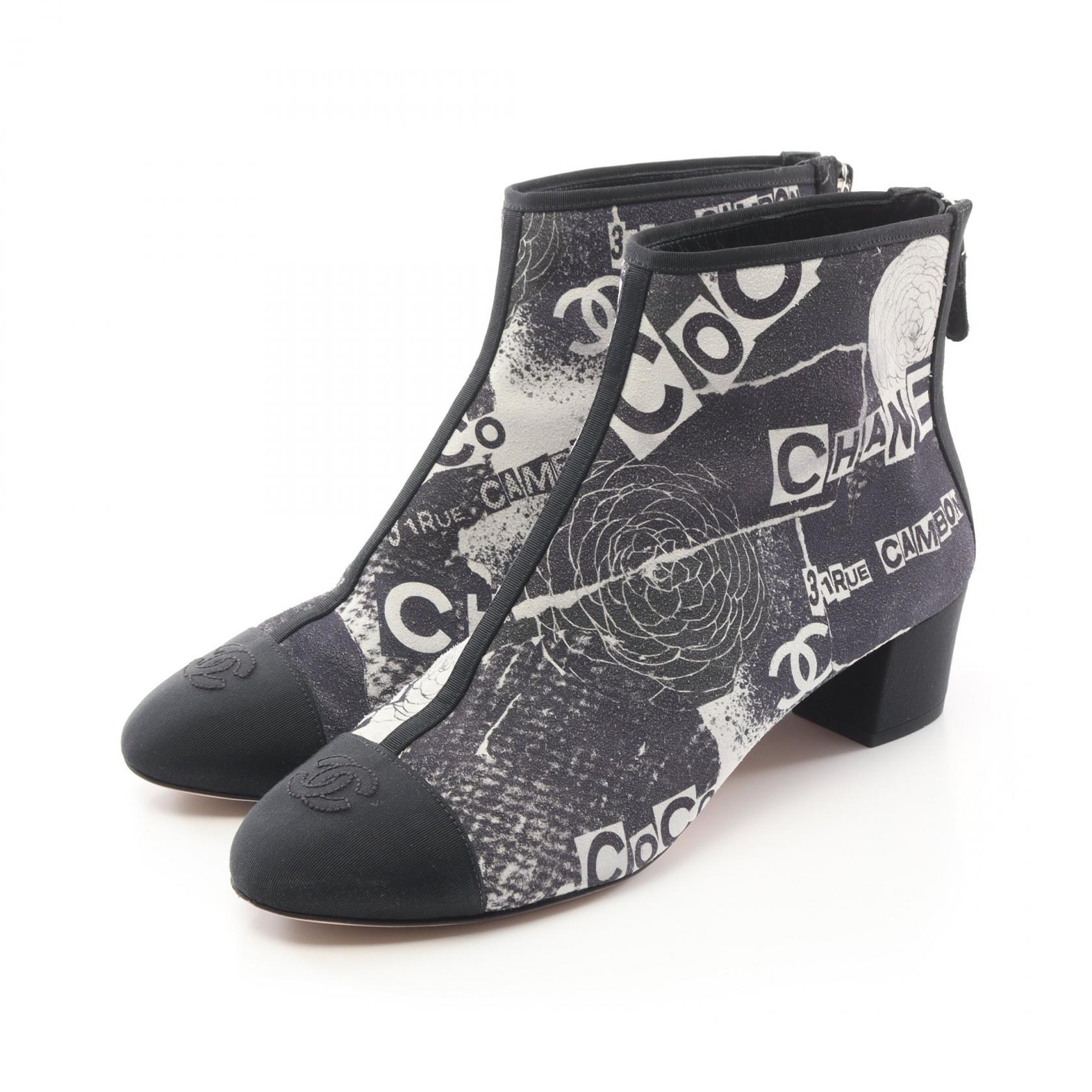 【新作24P★春先ぴったり】CHANEL カメリア柄 ショートブーツ 楽天市場】シャネル カメリア(ブーツ|レディース靴):靴の通販