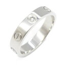 カルティエ CARTIER ミニラブリング 1PD リング・指輪 ジュエリー K18WG(ホワイトゴールド) ダイヤモンド クリア系 【中古】(4)