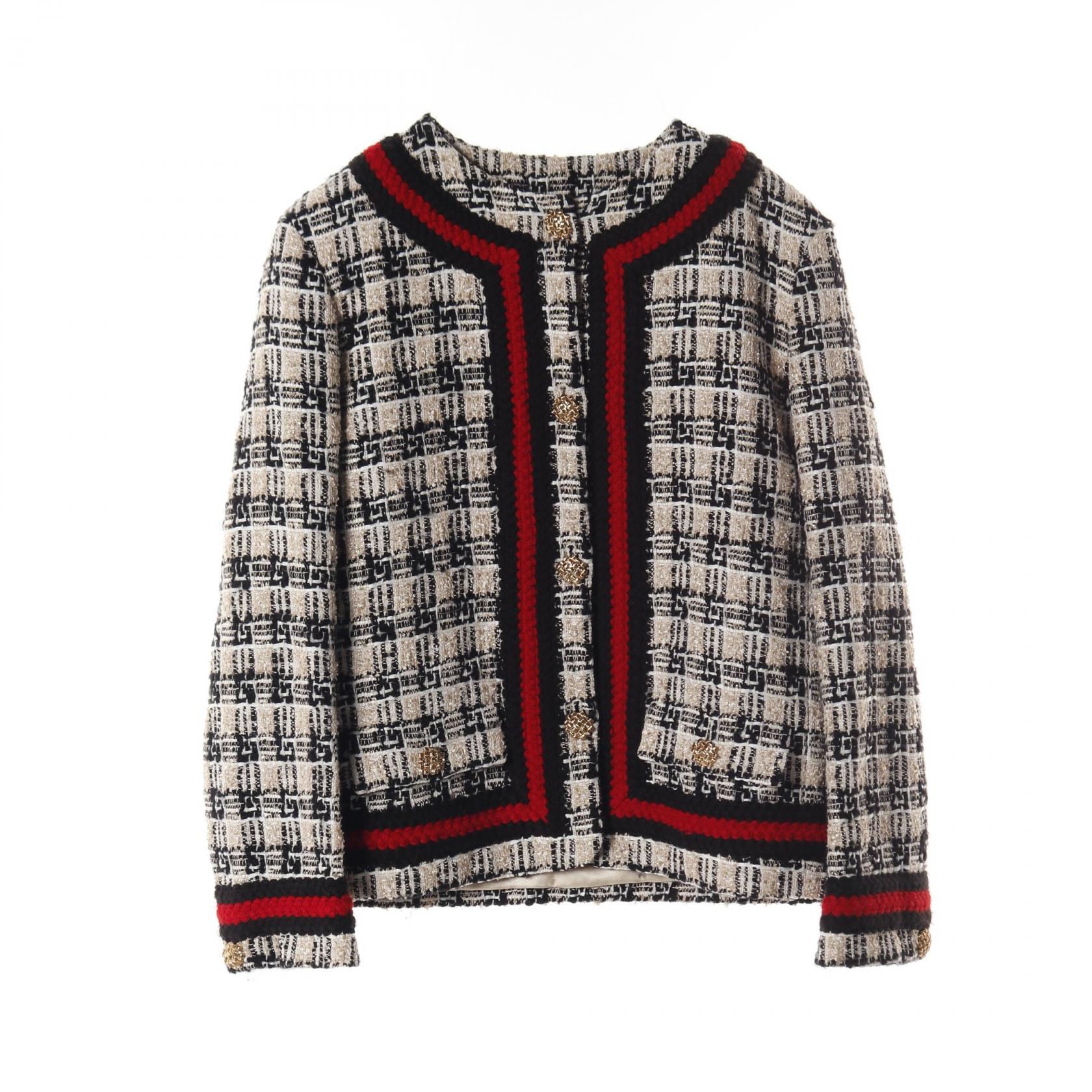 楽天市場】ジャケット グッチ(柄チェック)(レディース 楽天市場】ジャケット グッチ(柄チェック)(レディース