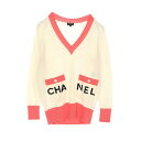 シャネル CHANEL ニット 衣料品 トップス カシミヤ ホワイト系 / ピンク系 P61425K46799 【中古】