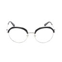 モンクレール MONCLER メガネ 衣料品 プラスチック / メタル ブラック系 / シルバー系 5126016(51) 【中古】