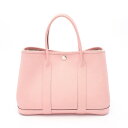 エルメス HERMES ガーデンパーティTPM トートバッグ バッグ レザー カントリー カントリー ピンク系 【中古】