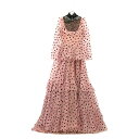 ヴァレンチノ Valentino ロング ドレス ドレス 衣料品 シルク ピンク系 QB3VD7Y046D 【中古】
