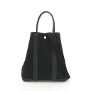 エルメス HERMES ガーデンファイルPM トートバッグ バッグ トワルミリタリー / ネゴンダ トワルミリタリー ブラック系 【中古】