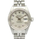ロレックス ROLEX デイトジャスト 10Pダイヤ P番 腕時計 時計 K18WG(ホワイトゴールド) ステンレススチール シルバー系 NP 79174G 【中古】(2)