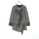 シャネル CHANEL スーツ 衣料品 シルク ファブリック ウール ホワイト系 / ブラック系 / ネイビー系 P31115V21032 【中古】