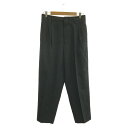 アミ AMI スラックス パンツ 衣料品 ボトムス ウール ブラック系 【中古】