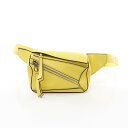ロエベ LOEWE パズル バムバッグ ミニ ウエストバッグ ボディバッグ バッグ レザー イエロー系 B510U89X02 【中古】