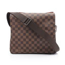 ルイ・ヴィトン LOUIS VUITTON ナヴィグリオ ショルダーバッグ バッグ PVCコーティングキャンバス レザー ダミエ ブラウン系 N45255 【中...