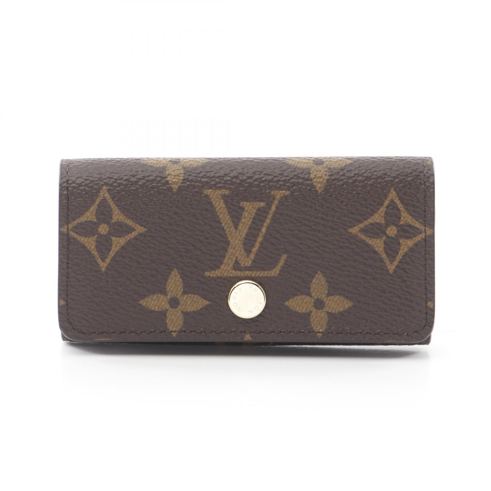 ルイ・ヴィトン LOUIS VUITTON ミュルティクレ4 モノグラム キーケース アクセサリー PVCコーティングキャンバス ブラウン系 M69517 【中古】