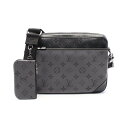 ルイ・ヴィトン LOUIS VUITTON トリオ メッセンジャー モノグラム エクリプス ショルダーバッグ バッグ PVCコーティングキャンバス レザー ブラ...
