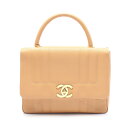 シャネル CHANEL マドモアゼル ハンドバッグ バッグ レザー グレインドカーフスキン ベージュ系 【中古】(4)