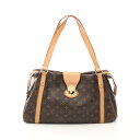 ルイ・ヴィトン LOUIS VUITTON ストレーザGM ショルダーバッグ バッグ PVCコーティングキャンバス レザー モノグラム ブラウン系 M51186 【中古】(4)