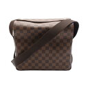 ルイ・ヴィトン LOUIS VUITTON ナヴィグリオ ショルダーバッグ バッグ PVCコーティングキャンバス レザー ダミエ ブラウン系 N45255 【中...