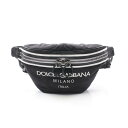 ディーアンドジー D&G ウエストバッグ バッグ ナイロン レザー ブラック系 BM1760 【中古】