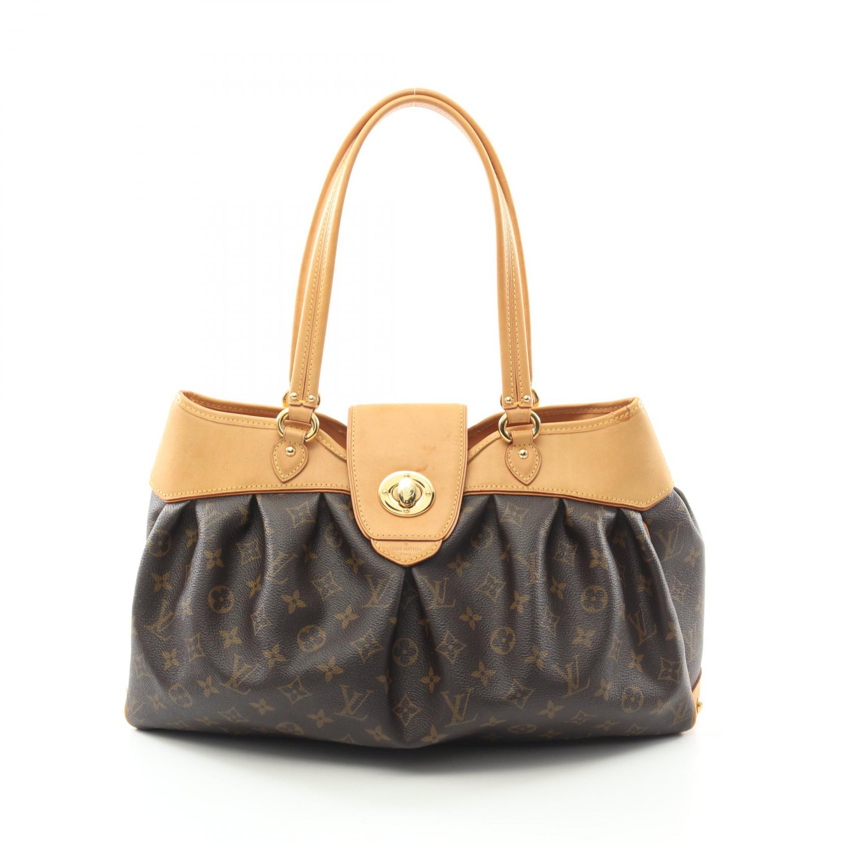 ルイ・ヴィトン LOUIS VUITTON ボエシMM ショルダーバッグ バッグ PVCコーティングキャンバス レザー モノグラム ブラウン系 M45714 【中古】