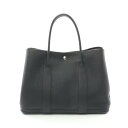 エルメス HERMES ガーデンパーティPM トートバッグ バッグ レザー ネゴンダ ネゴンダ ブラック系 【中古】