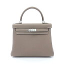 エルメス HERMES ケリー25 ハンドバッグ バッグ レザー トゴ トゴ ブラウン系 044624CK 【中古】