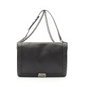 シャネル CHANEL ボーイシャネル ショルダーバッグ バッグ レザー ブラック系 【中古】