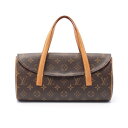 ルイ・ヴィトン LOUIS VUITTON ソナチネ ハンドバッグ バッグ PVCコーティングキャンバス レザー モノグラム ブラウン系 M51902 【中古】