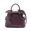メゾンマルジェラ11 Maison Margiela 11 5AC ミニバッグ ハンドバッグ バッグ レザー パープル系 S56WG0082 【中古】